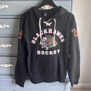 Blackhawks Hockey Black Sweater